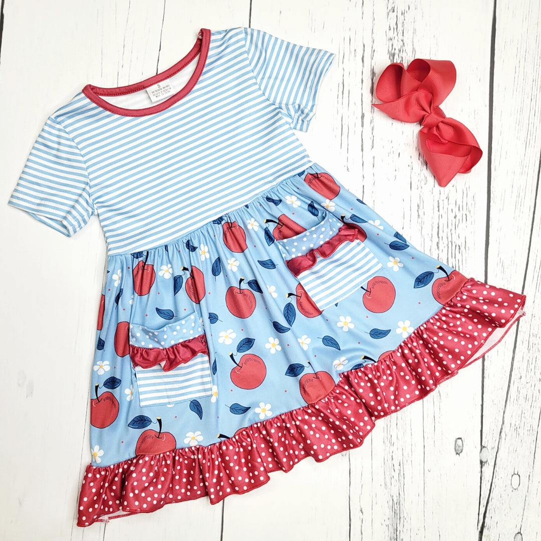 Back to School: Apples and Daisies - Dress