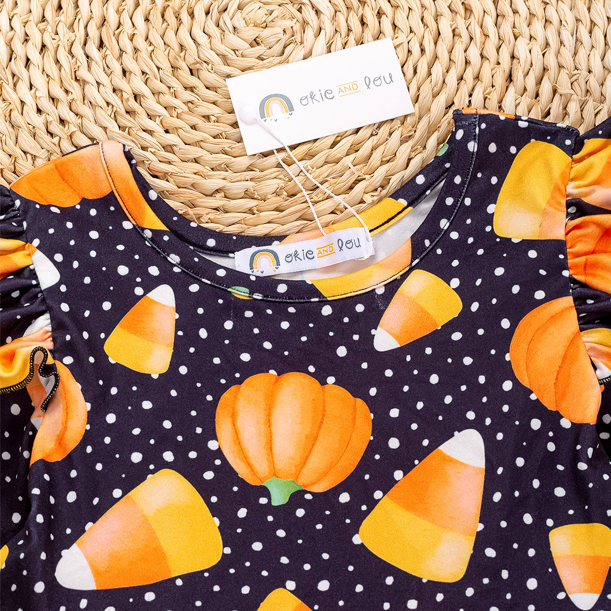 PREORDER: Candy Corn Harvest - Tulle Dress