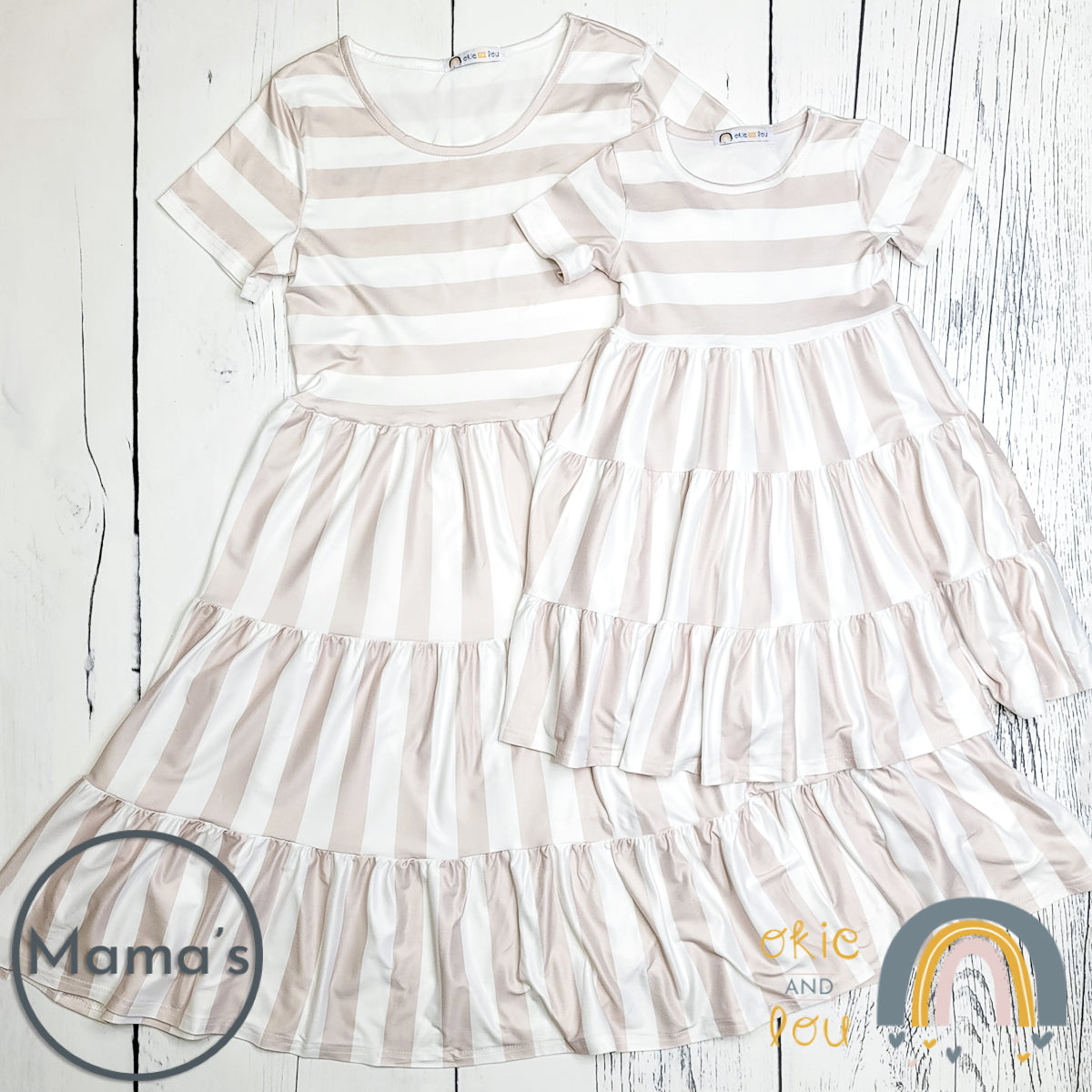 Mama &amp; Me Stripe - Mom Dress